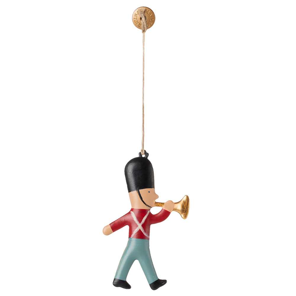 Metal Ornament, Guard - Trumpet - HoneyBug 