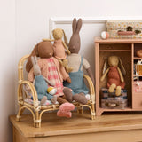 Rabbit, Size 3 - Brown - Knitted shirt and overall