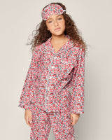 Kid's Twill Pajama Set in Fleurs des Bois