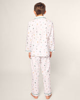 Kid's Twill Pajama Set in Jingle Paws