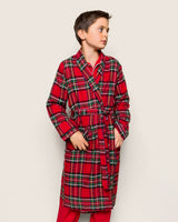 Kid's Brushed Cotton Robe in Imperial Tartan