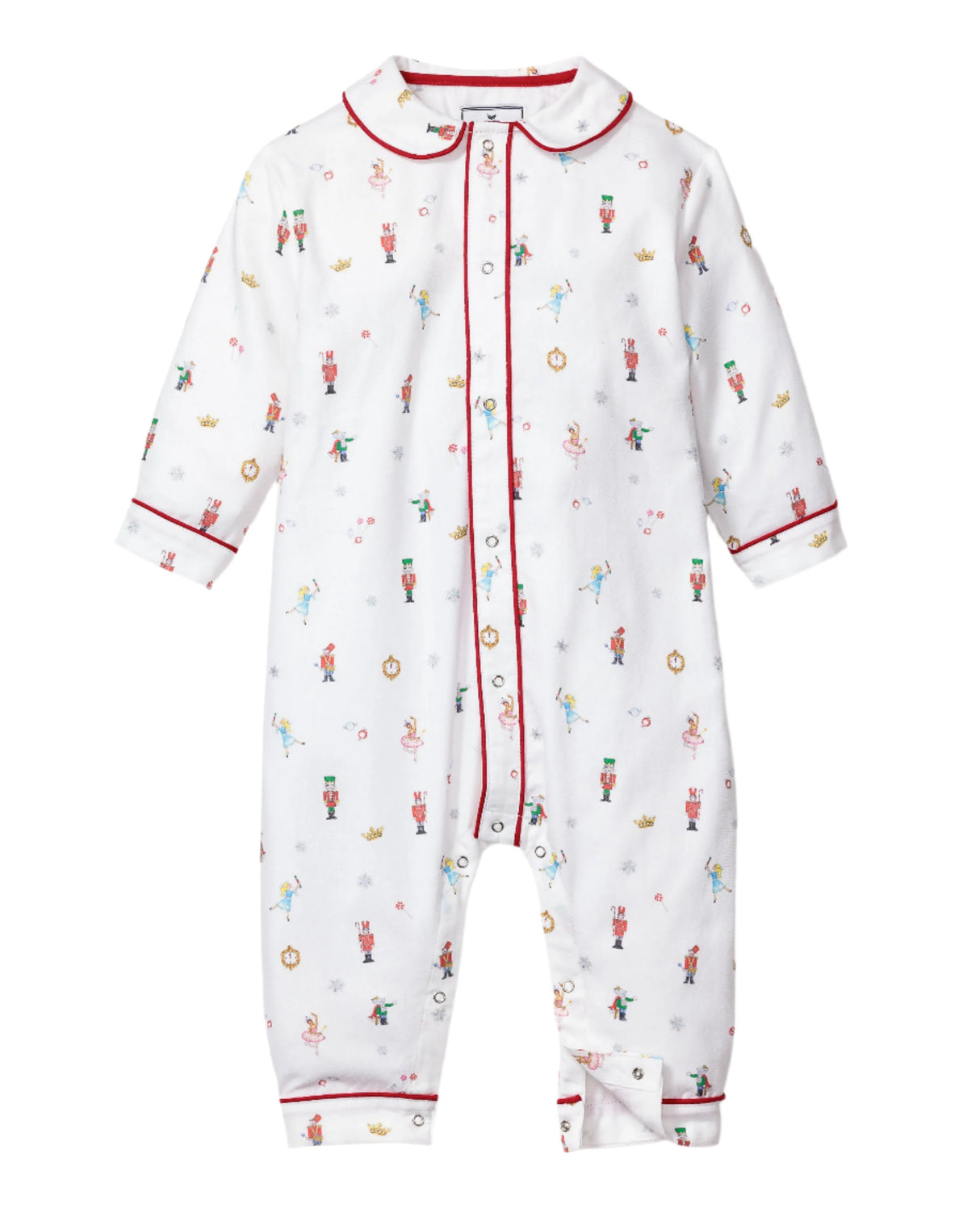 Baby's Twill Cambridge Romper in A Night at the Nutcracker