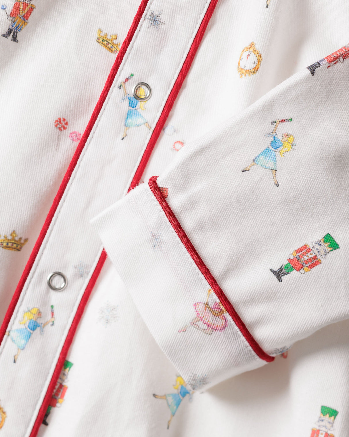 Baby's Twill Cambridge Romper in A Night at the Nutcracker