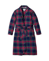 Kid's Brushed Cotton Robe in Windsor Tartan