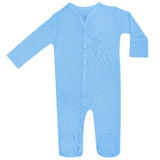 Bamboo Blend Footie - Baby Blue - HoneyBug 
