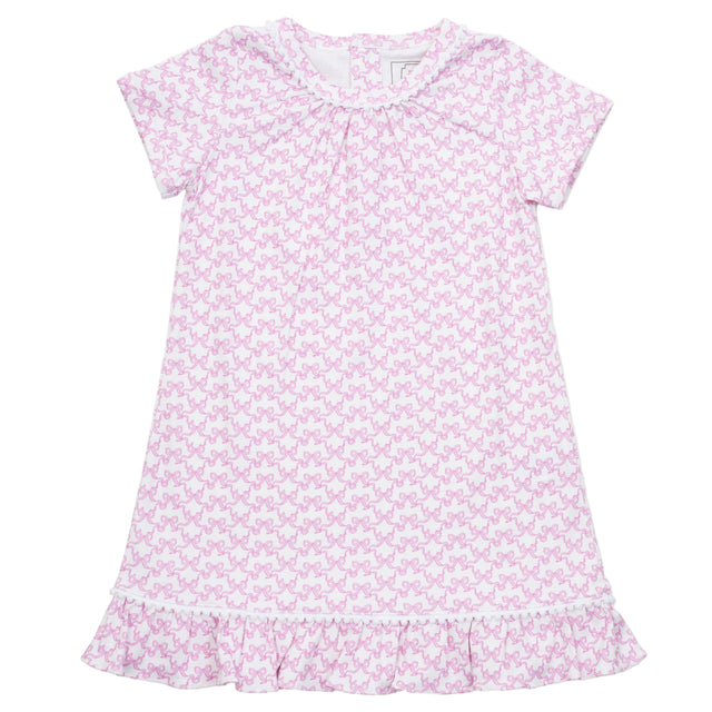 Camden Girls' Dress - Pretty Pink Bows - HoneyBug 