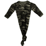 Knotted Baby Gown - Camo