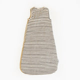 Charcoal Stripes Blanket Sleeper - HoneyBug 