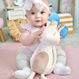Cleo Unicorn Mini Printed Plush - HoneyBug 