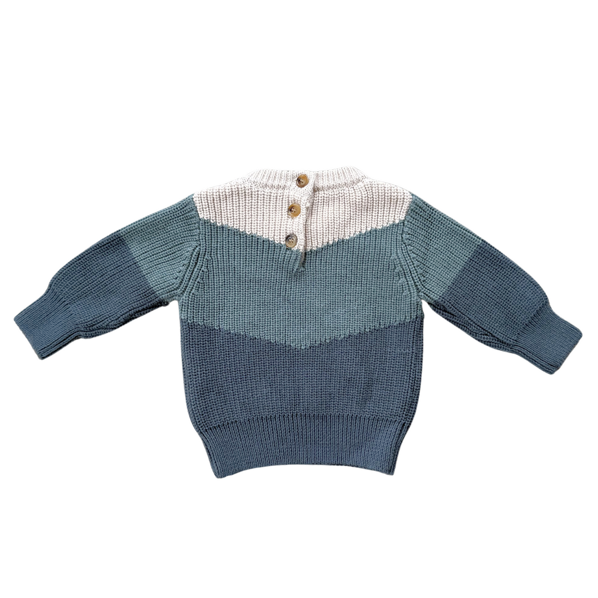 Colorblock Knit Sweater - HoneyBug 