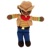 Cowboy Rattle with Hat