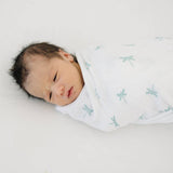 Muslin Swaddle Blanket Oh So Soft Dragonfly - HoneyBug 