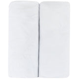 Crib Sheet Set - Solid White - HoneyBug 