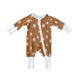 Long Sleeve Zip Romper