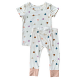 Short Sleeve Lounge Set - HoneyBug 