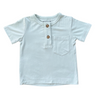 Boy's Short Sleeve Henley Shirt - HoneyBug 