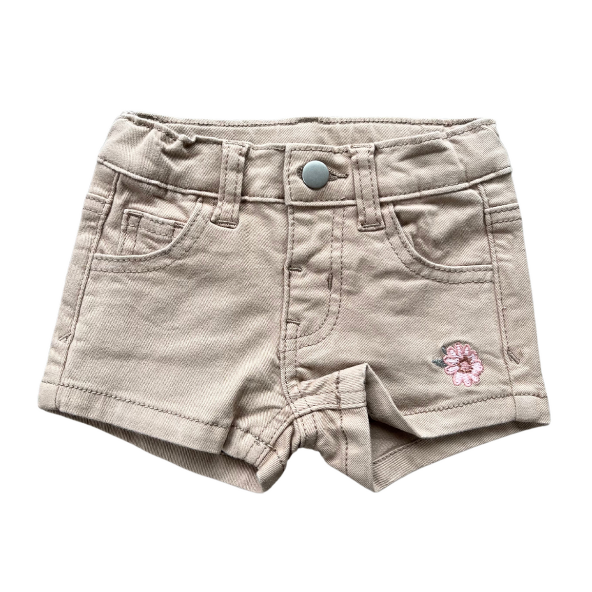 Girl's Twill Shorts - HoneyBug 