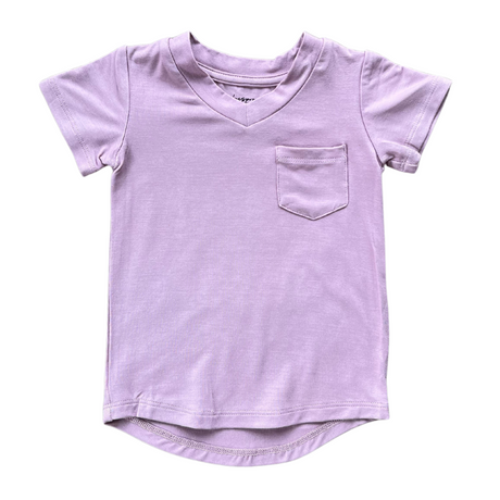 V-Neck Pocket Tee - HoneyBug 
