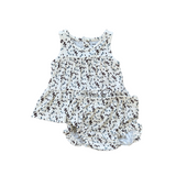 Double Peplum Tank Set