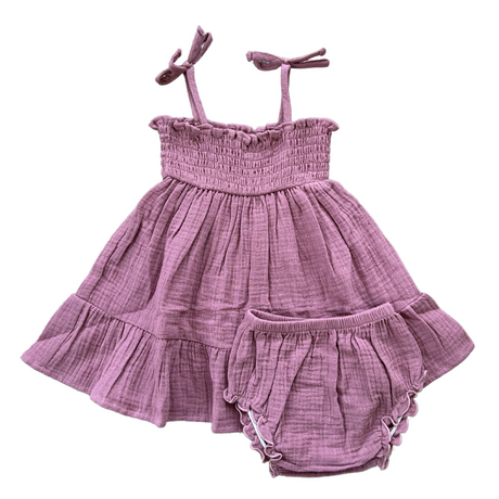 Tiered Mini Dress Set - HoneyBug 