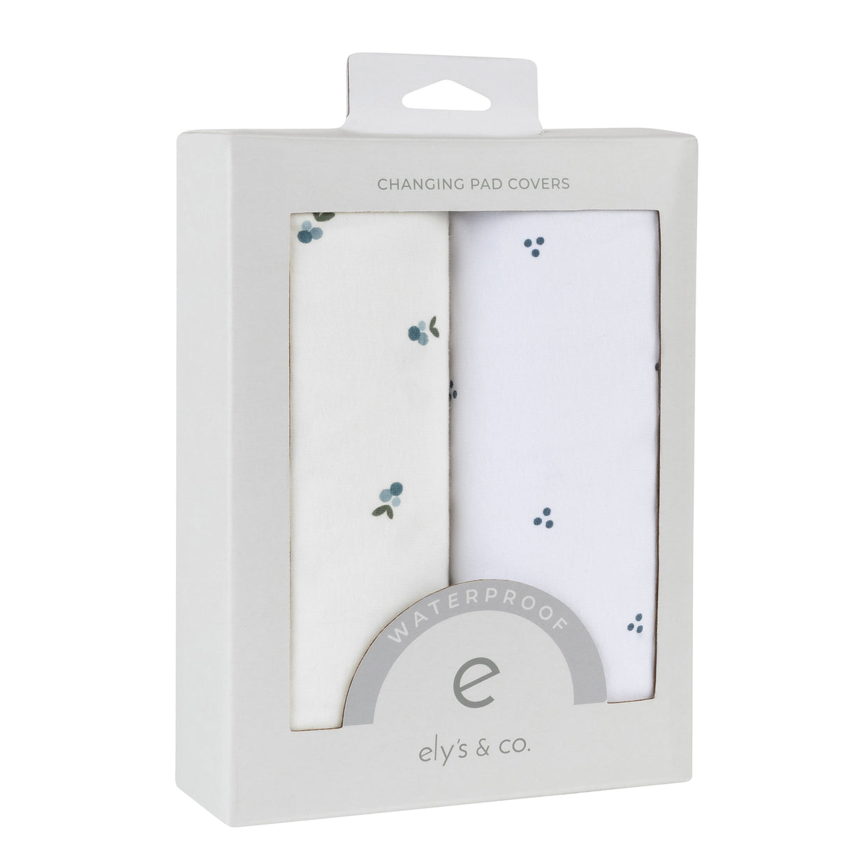 Waterproof Changing Pad Cover | Cradle Sheet Set - Blue Berry - HoneyBug 