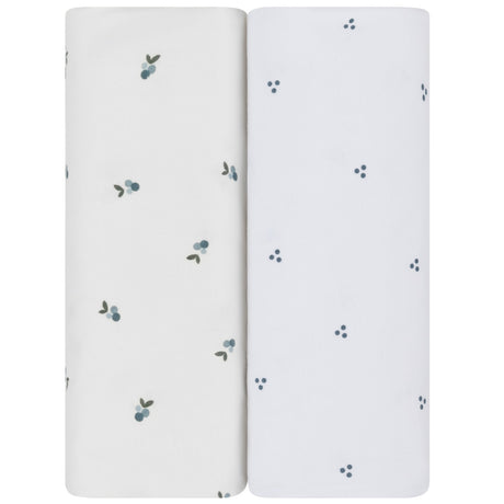 Waterproof Changing Pad Cover | Cradle Sheet Set - Blue Berry - HoneyBug 