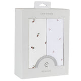 Waterproof Crib Sheet Set - Lavender Berry - HoneyBug 