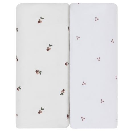 Waterproof Crib Sheet Set - Lavender Berry - HoneyBug 