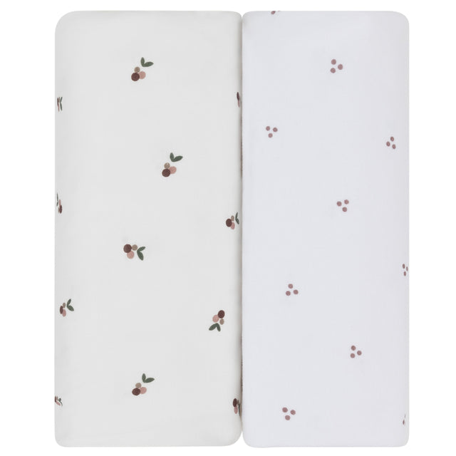 Waterproof Crib Sheet Set - Lavender Berry - HoneyBug 