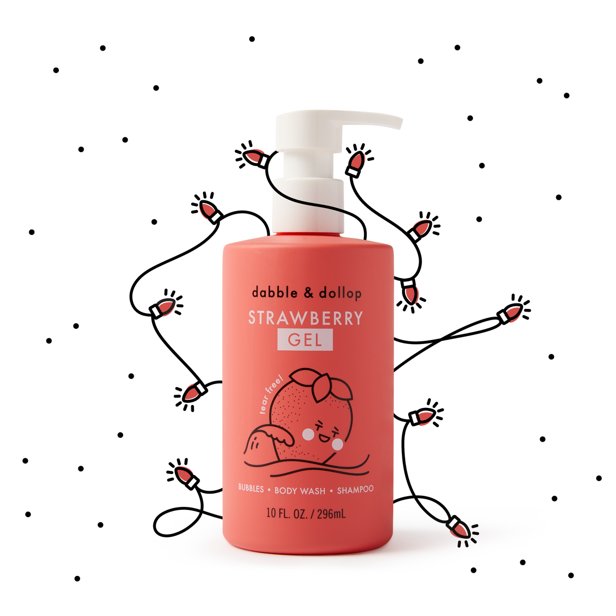 Tear-Free Strawberry Shampoo & Body Wash - HoneyBug 