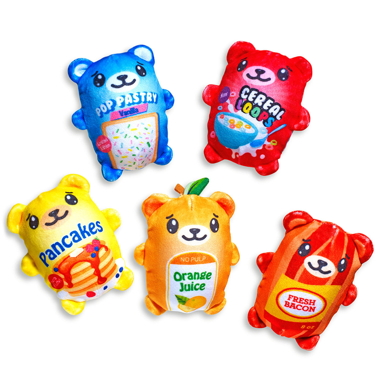 Bubble Stuffed Squishy Friends - Breakfast Bears - HoneyBug 