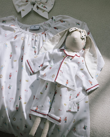 Kid's Twill Doll Pajama Set in A Night at the Nutcracker