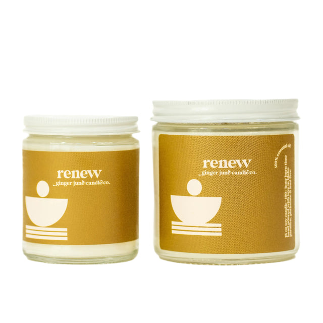 Renew • 100% Essential Oil Soy Candle - HoneyBug 