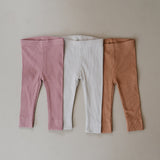 Dusty Rose Organic Leggings