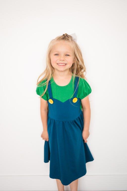 Green Super Bro Dress