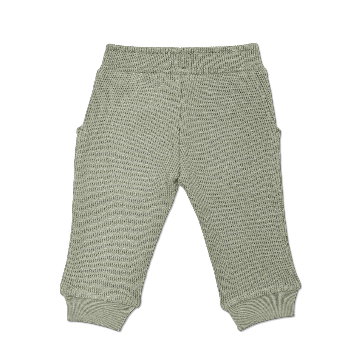 Waffle Joggers - Olive Green - HoneyBug 