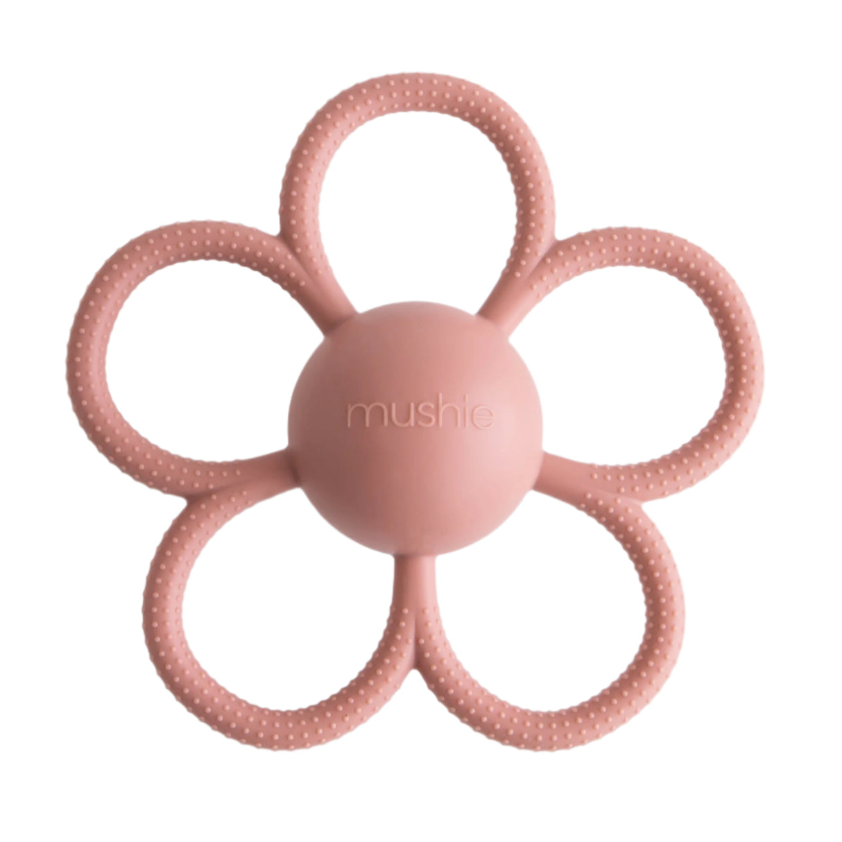 Daisy Rattle Teether - Soft Lilac - HoneyBug 
