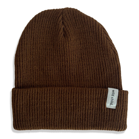 Wild Child Beanie- Brown - HoneyBug 