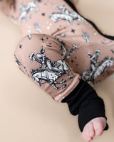 Bamboo Zip Romper | Desert Cowboy - HoneyBug 