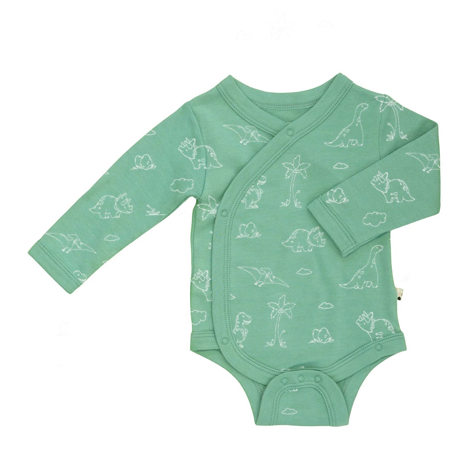 Long Sleeve Bodysuit - Dino - HoneyBug 