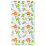 Fitted Crib Sheet - Dinosaurs - HoneyBug 