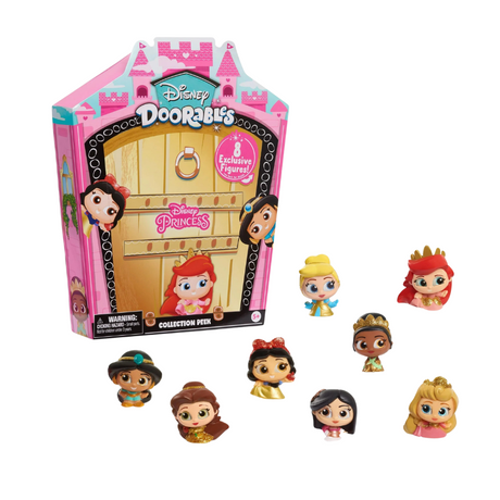 Disney Doorables Glitter and Gold Princess Collection Peek - HoneyBug 