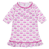 Carlin Doll Dress - Birthday Cake Pink - HoneyBug 