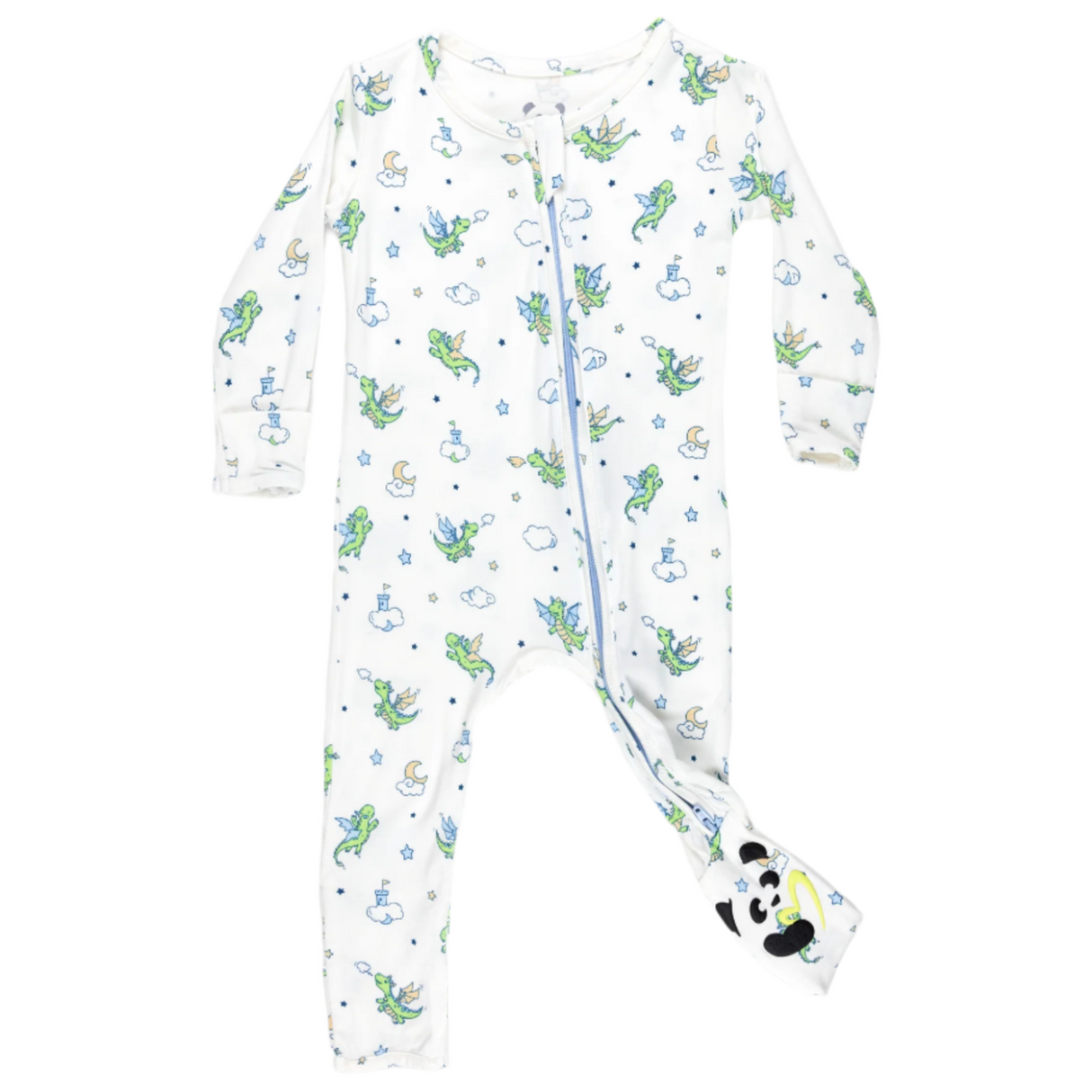 Dragon Bamboo Convertible Footie - HoneyBug 
