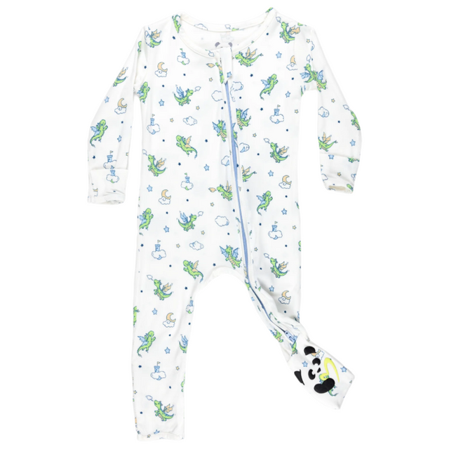Dragon Bamboo Convertible Footie - HoneyBug 