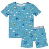 Dragon Dreams Bamboo Kids Pajama Short Set - HoneyBug 