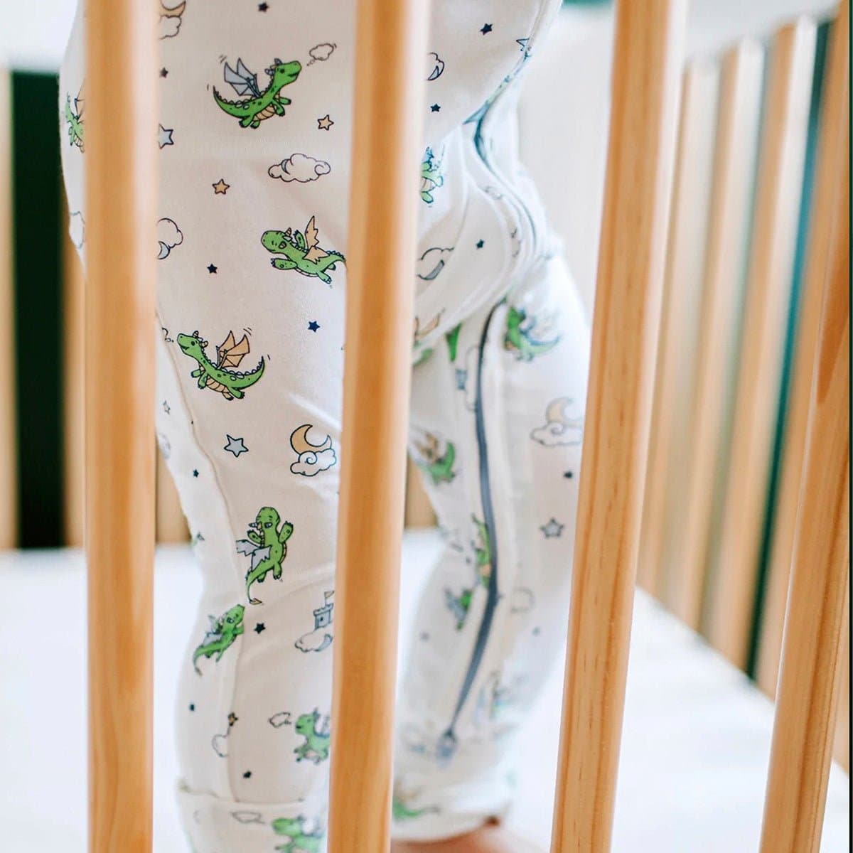 Dragon Bamboo Convertible Footie - HoneyBug 