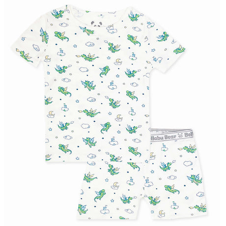 Dragon Bamboo Kids Pajama Short Set - HoneyBug 