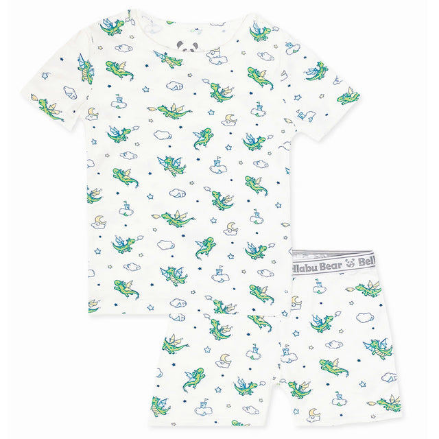 Dragon Bamboo Kids Pajama Short Set - HoneyBug 