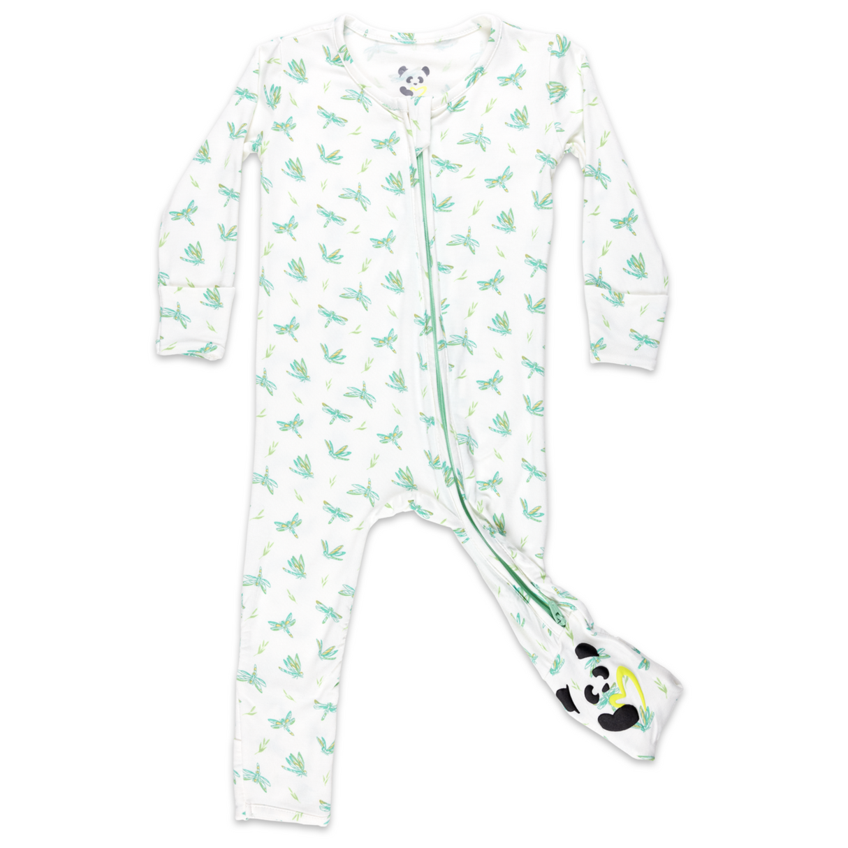 Dragonfly Bamboo Convertible Footie - HoneyBug 